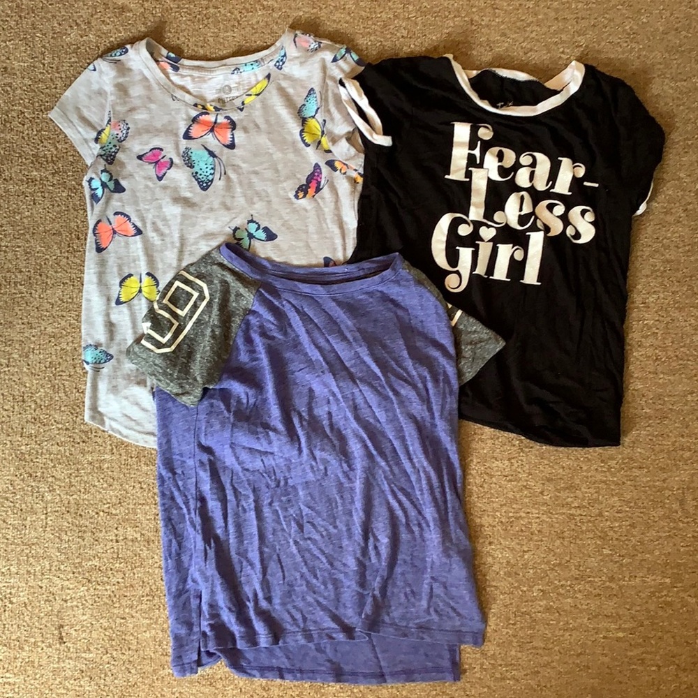 Three shirts size 8